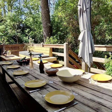 Tres Belle Maison En Bois,dans La Marina, 10pers, Au Bord De Leau Feriehus